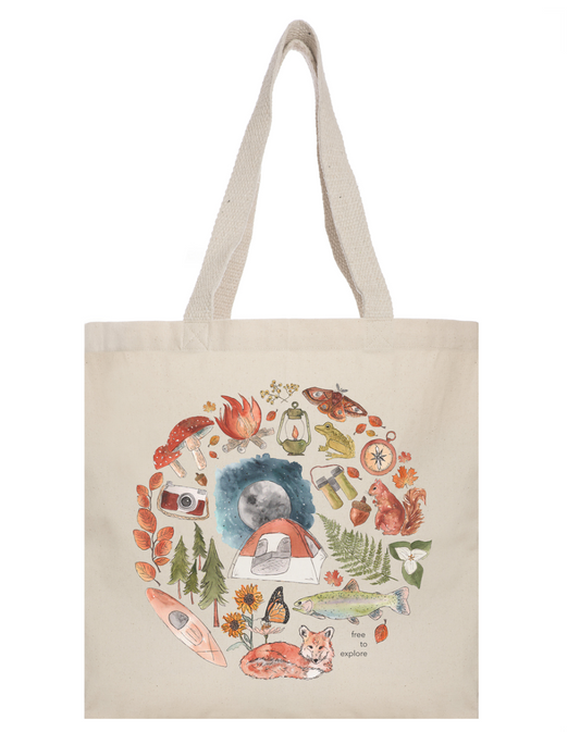 Free to Explore (Camping Edition) | Tote