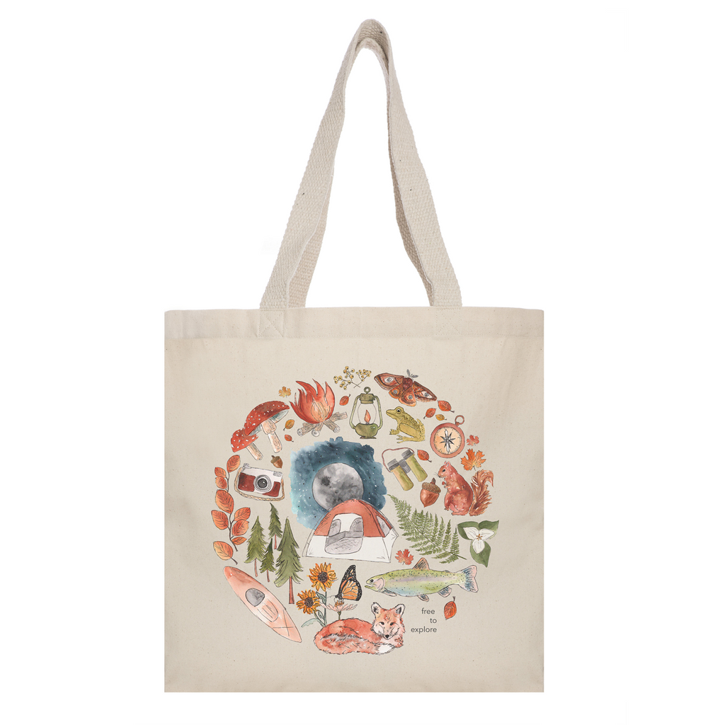 Free to Explore (Camping Edition) | Tote